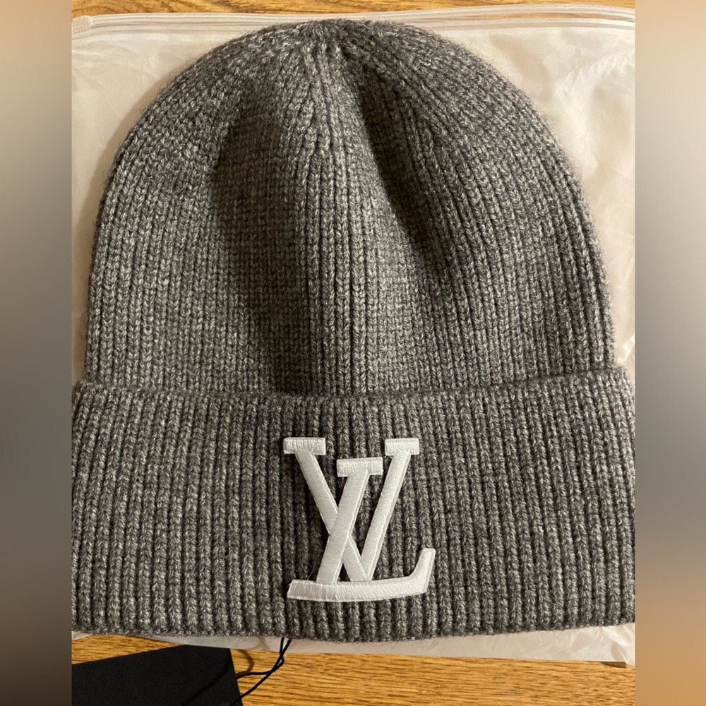 Louis Vuitton Charcoal Knit Beanie